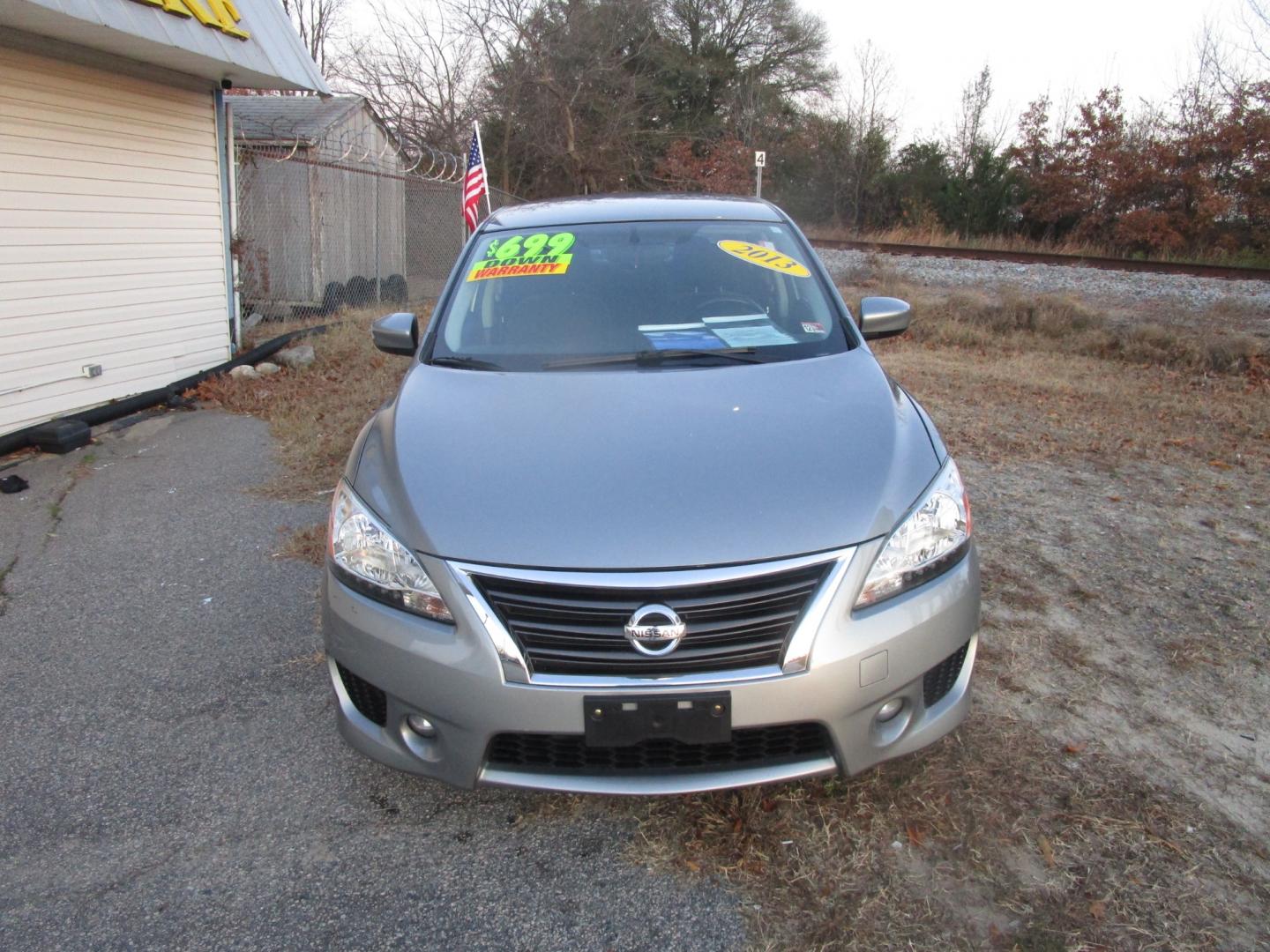 2013 Gray Nissan Sentra S 6MT (3N1AB7AP5DL) with an 2.0L L4 DOHC 16V engine, 6-Speed Autoamtic transmission, located at 2553 Airline Blvd, Portsmouth, VA, 23701, (757) 488-8331, 36.813889, -76.357597 - Photo#2